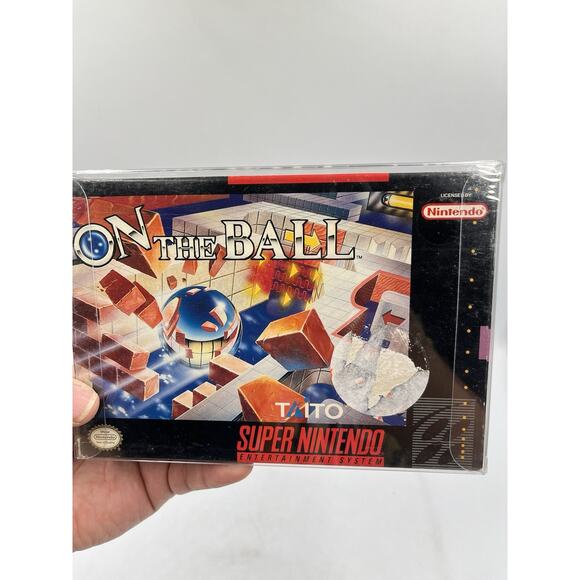 On the Ball (Super Nintendo SNES, 1992) Complete In Box - Picture 16 of 16